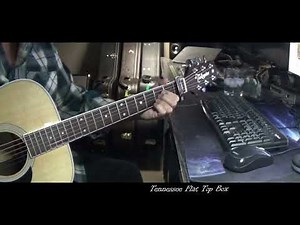 Tennessee Flat Top Box - Johnny Cash - acoustic guitar solo and accompaniments