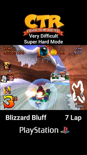 CTR Blizzard Bluff Super Hard Mode Bagian 6 | Casey Go