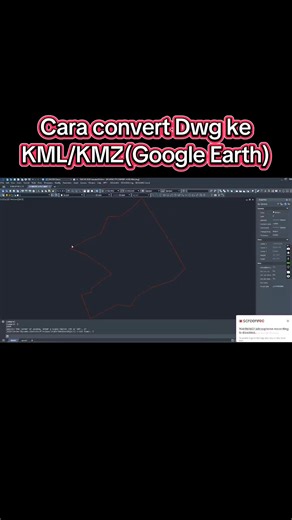 Cara Convert Dwg ke KML dengan Global Mapper