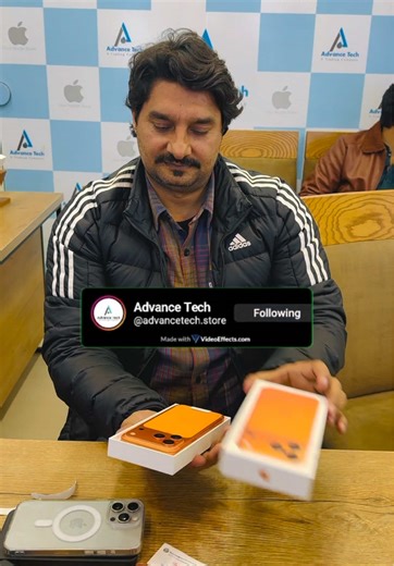 😍 Happy Customer Alert! One more satisfied customer from Advance Tech Original products ✅ Best price ✅ Full satisfaction ✅ Thank you for trusting us ❤️