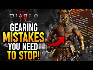 Diablo 4 - STOP Gearing Wrong! 5 HUGE MISTAKES to AVOID! (Diablo 4 Tips and Tricks Guide)