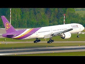 50 GORGEOUS morning LANDINGS - Zurich Airport Plane Spotting | 4K