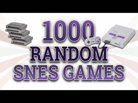 1000 Random SNES Games