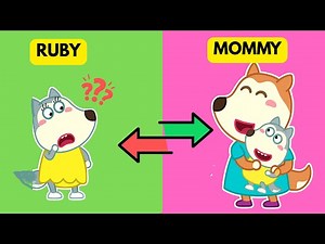 Mommy and Ruby Swap Bodies 👩 Become Mom for a Day! Funny Family Story