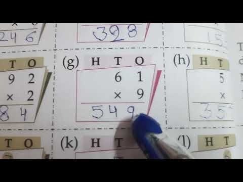 Class 2nd maths chapter 4 multiplying two digit number with carrying exercise 4.5