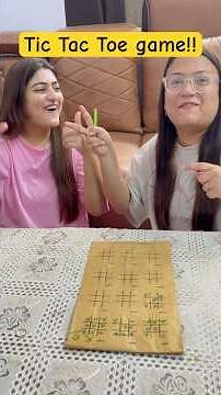 Let’s play tik tok toe game!! #shorts