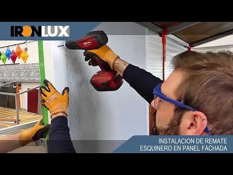 Cómo instalar un remate esquina en panel sándwich de fachada - Paso a paso