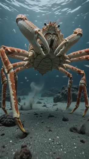 🦀 Japanese Spider Crab: The Giant of the Ocean! 😱🌊 #JapaneseSpiderCrab #OceanFacts #Nexovix