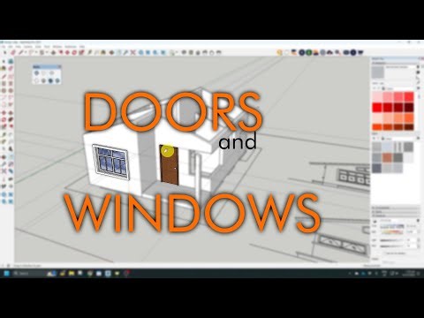 Doors and Windows Sketchup Tutorial