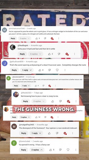 3.6K views | Guinness Non-Alcoholic Draught Review | NA Beer | Rated Red | Facebook