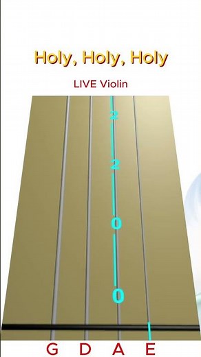 HOLY, HOLY, HOLY ✨ | Animated Violin TAB | LIVE Violin Tutorial
