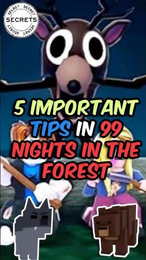5 INSANE Tips to Survive 99 Nights in the Forest! (Roblox Horror Guide) Learn how to Beat the game!