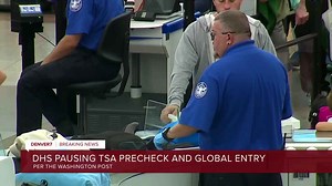 Homeland Security suspends TSA PreCheck, Global Entry airport security programs