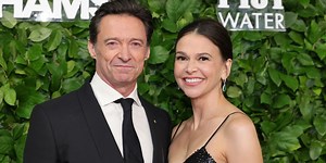 Hugh Jackman and Sutton Foster Look So Happy During Rare PDA-Filled Red Carpet Appearance