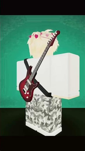 THE BEST detailed guitar (and bass) on ROBLOX! MUST TRY!!! #roblox #fyp #guitar #bass #viral #short