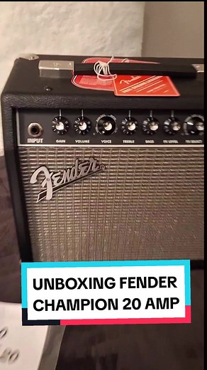 Unboxing the Fender Champion 20 Amp: A Must-See