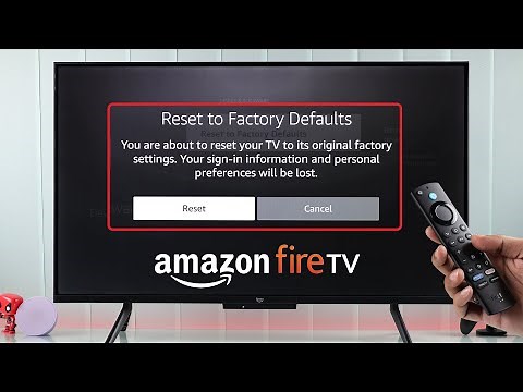 Amazon Fire TV: How to Hard Reset! [Back to Factory default Settings]