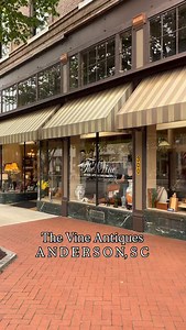 Anderson 🫶’s an antique store! #visitanderson @thevineantiquesgiftsc 📍 300 S Main St Anderson, SC 29624 United States | Visit Anderson SC