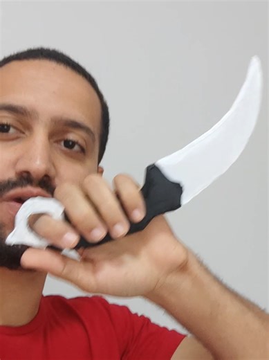 Como Fazer uma Karambit de Papelão - Tutorial Completo