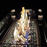 EAST OAK 52'' Propane Fire Pit Table, 60,000 BTU Gas Firepit W/Large Tempered Glass Tabletop, CSA Certified Outdoor Patio Fire Table with 9.2 lbs Glass Stone & Removable Lid, Grey