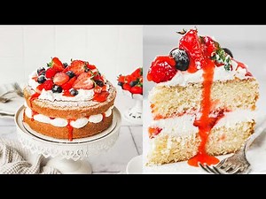 Comment faire un Victoria Sponge Cake aux fruits rouges par Sweetly Cakes