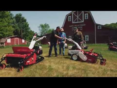 A Walk-Behind Flail Mower Demo