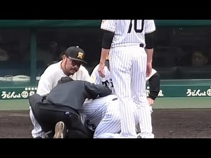 阪神近本が左手首付近に死球を受け負傷交代...スタンドからは怒号、球場は騒然！広島カープvs阪神タイガース2026年4月26日