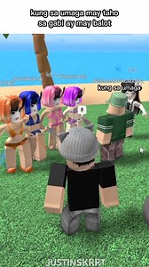 1.2M views · 10K reactions | Kung sa umaga may taho, sa gabi ay may balot... #roblox #reels #therapy #justinskrrt | Justinskrrt | Facebook