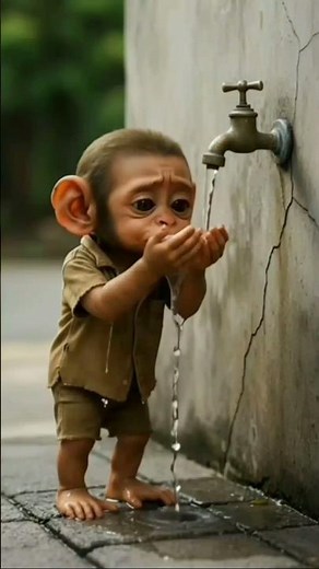 What happened to the poor monkey 😲|