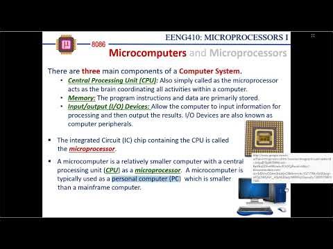 المعالجات الدقيقة المحاضرة الثانية (microcomputers)