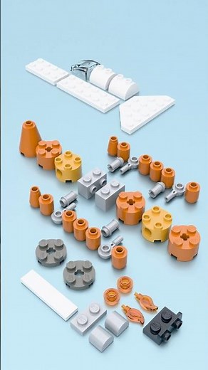 LEGO Spaceship (Set 11976) | Timelapse Build