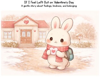 If I Feel Left Out on Valentine’s Day | Social Story   Worksheets | SEL K-2
