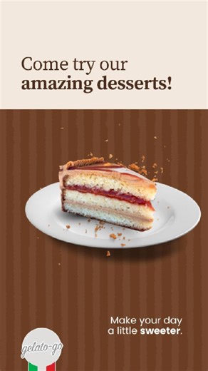 Gelato Go Winter Garden on Instagram: "Come try our amazing desserts! 🍰🍨 From creamy gelato to delicious cakes and pies, we’ve got the perfect treat for every craving. Stop by and discover your new favorite sweet! ✨ #GelatoGoWinterGarden #DessertLovers #CakesAndPies #SweetTreats #WinterGardenFL"