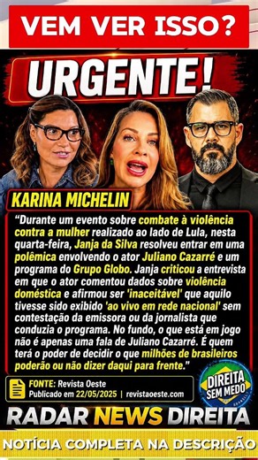 🚨 JANJA PARTE PRA CIMA DE JULIANO CAZARRÉ E GERA NOVA POLÊMICA!