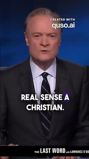 Lawrence O’Donnell’s Commentary on Faith and Politics ⛪⚖️