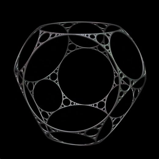 Truncated octahedron Apollonian gasket