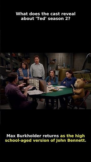 What does the cast reveal about 'Ted' season 2?