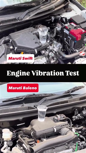 3-Cylinder vs 4-Cylinder: Swift vs Baleno Engine Test! 🥊 | World Of Automobiles #shorts