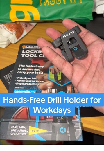 Hands-Free Drill Holder for Secure Workdays