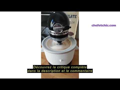 Avis sur la KitchenAid 5KICA0WH Machineà glace (accessoire pour tous les mixeurs KitchenAid)