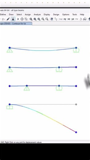 Beam Deflection Comparison | 4 Beam Types Under Univeral distributed Load
