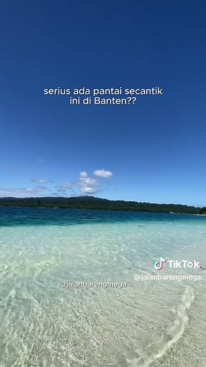 Pantai Pasir Putih Cantik di Banten