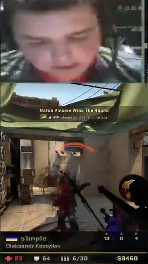 s1mple insane 360 noscope!!