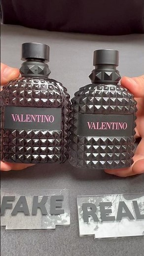 Fake vs Real Valentino Uomo Born In Roma Perfume