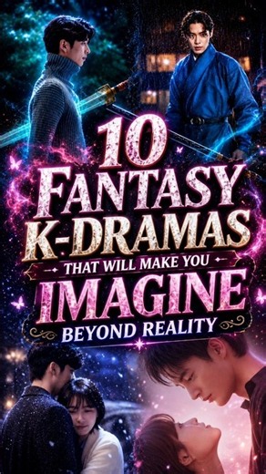 10 Fantasy kdramas That Will Make You Imagine Beyond Reality ✨️🎆