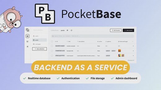 PocketBase：强大免费的开源后端服务平台