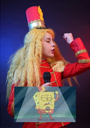 Thrifting and making a dream cosplay in one day: Marching band SpongeBob 🎤🧽🕺🎶 #spongebob #diy #thrift #spongebobcosplay #cosplay