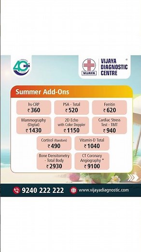 Beat Summer Health Issues | Full Body Checkup Starting ₹2000 | Vijaya Diagnostic Centre Kolkata