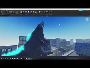 Godzilla vs Kong hollow earth atomic breath Remake (Roblox studio animation)