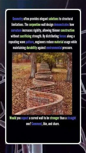 Geometry Makes Structures Stronger